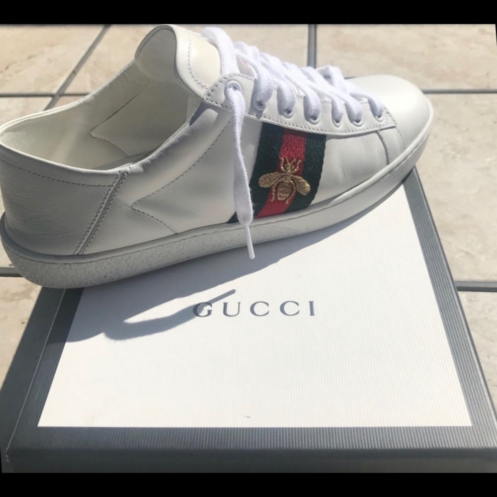 ❤️ Gucci Ace leather sneaker convertible🔥🔥 Hot